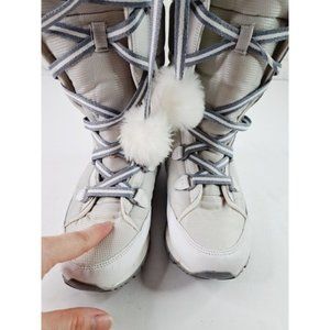 NIKE Winter Hi 3 Womens Size 6 Boots White Lace Up High Top Shoes